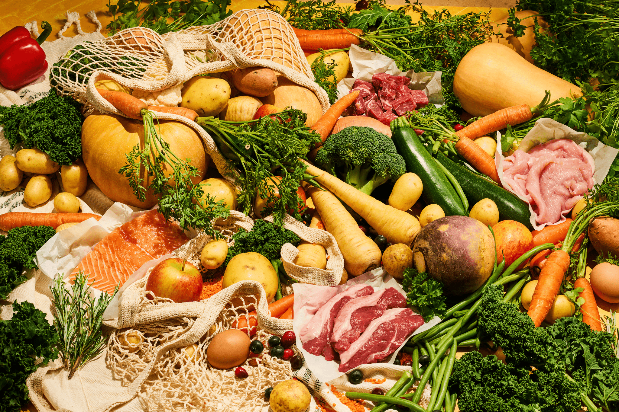 Fresh ingredients